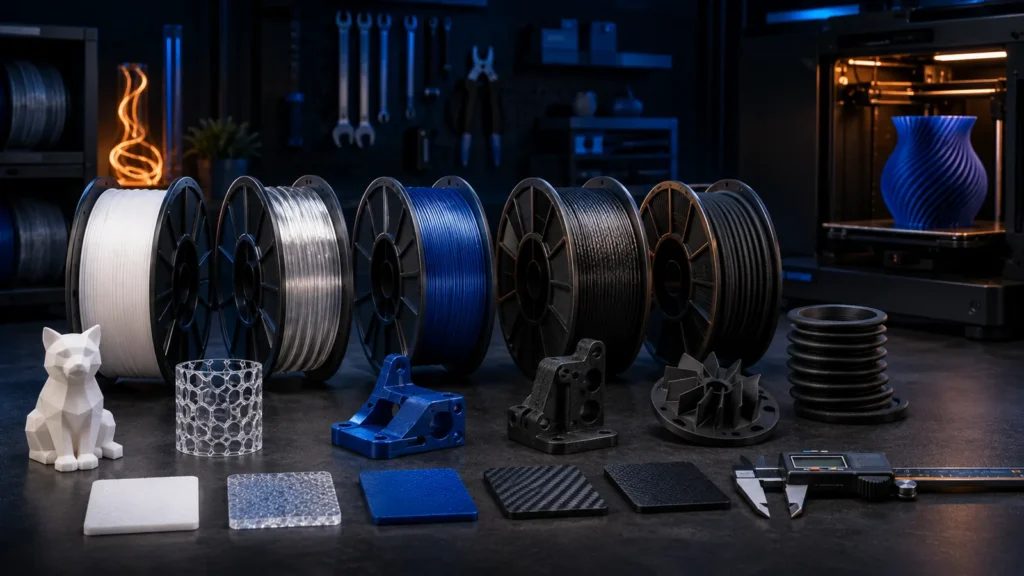 How to Choose the Right 3D Printing Filament for Any Part