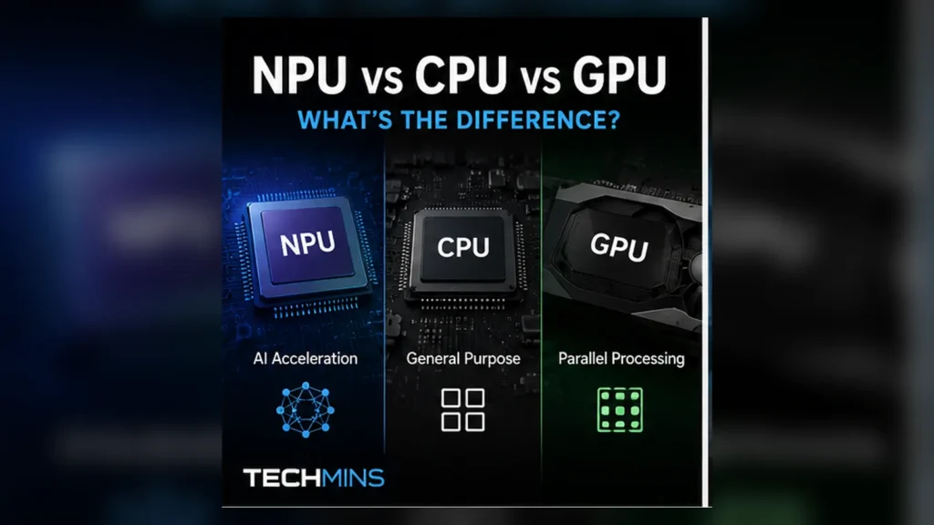 NPU vs CPU vs GPU: What’s the Difference?