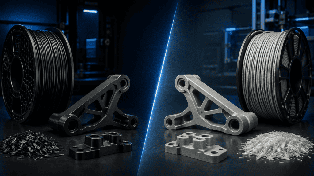 PETG-CF vs PETG-GF: Which Reinforced PETG Is Better?